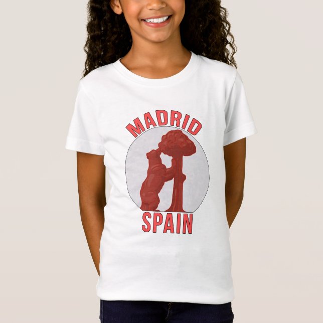 Madrid Spanien T-Shirt (Vorderseite)