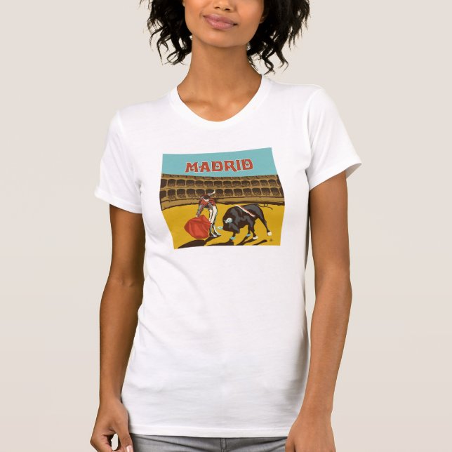 Madrid, Spanien T-Shirt (Vorderseite)