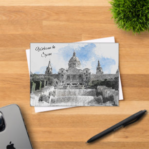 Madrid Spanien - Urlaub Souvenir Willkommen in Spa Acryleinladungen
