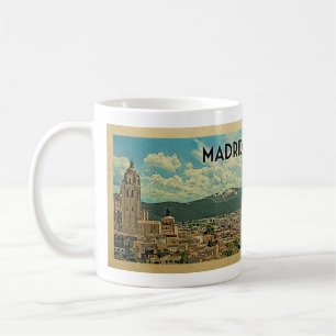 Madrid Spanien Vintage Reisen Kaffeetasse