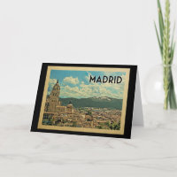 Madrid Spanien Vintage Reisen