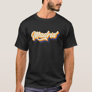 Madrid Spanien Vintager Madrid T-Shirt