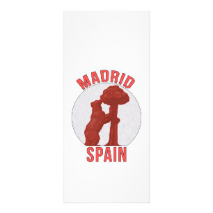 Madrid Spanien Werbekarte