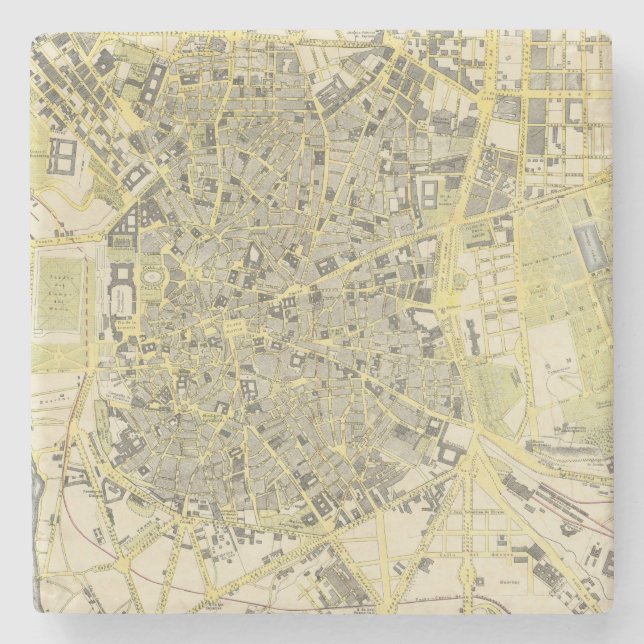 Madrid Steinuntersetzer (Vorderseite)