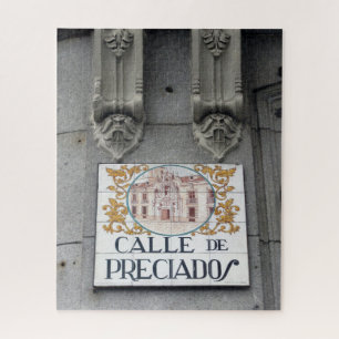 Madrid Street Sign - 16x20 - 520 Stk Jigsaw Puzzle