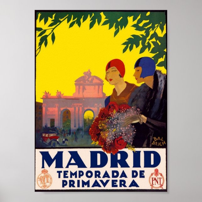 Madrid Temporada de Primavera Kunst, Dichtung und  Poster (Vorne)