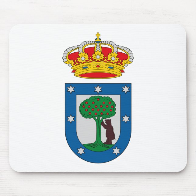 Madrid-Wappen Mousepad (Vorne)