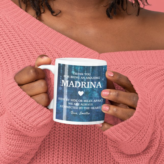 Madrina Spanish Godmutter Vielen Dank, dass Sie di Kaffeetasse (Madrina Spanish Godmother Thank You Message Custom Coffee Mug
)