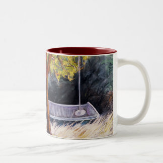 Madrona und die Boot Tee-Tasse Zweifarbige Tasse