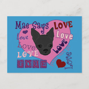 Mae Dit Amour ! Carte postale