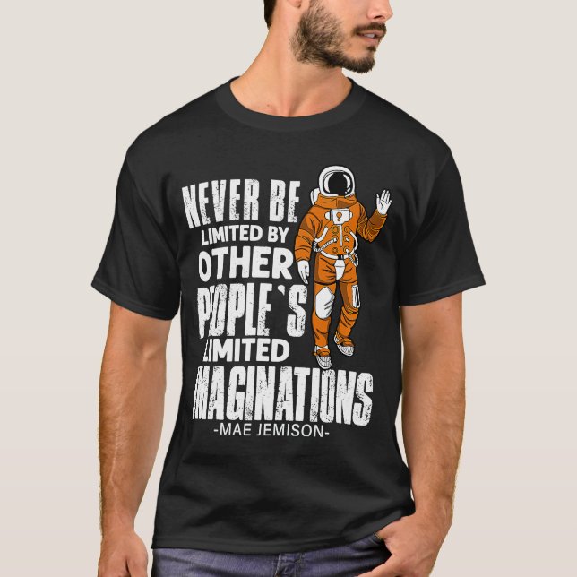 Mae Jemison First African American Black Woman Ast T-Shirt (Vorderseite)