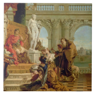 Maecenas, welches die Freien Künste dem Empero Fliese