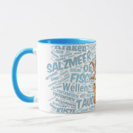 Mael-Taucher unter Meer Tasse
