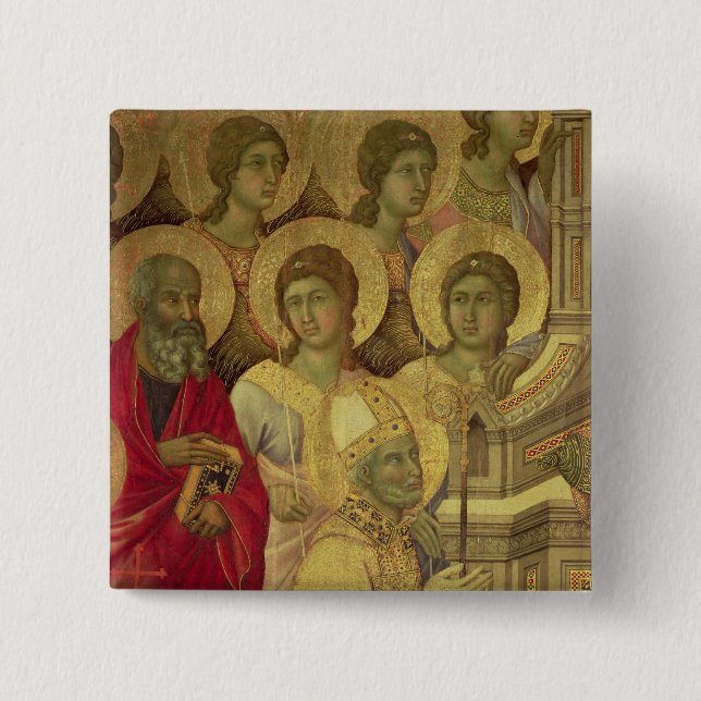 Maesta: Heilige, 1308-11 Button (Vorderseite)