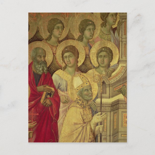 Maesta: Heilige, 1308-11 Postkarte (Vorderseite)