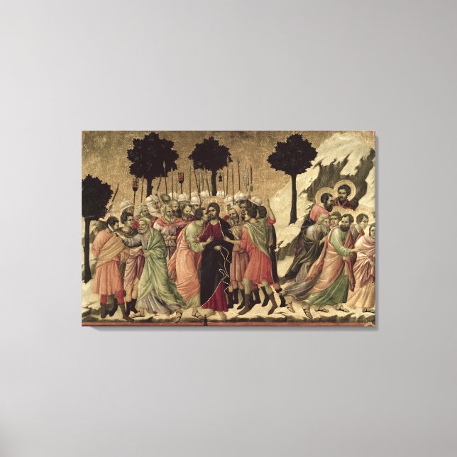 Maesta: Verräter Christi, 1308-11 Leinwanddruck (Vorderseite)