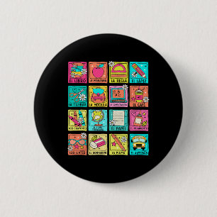 Maestra Bilingue Byck Zur Schule Spanischlehrer St Button