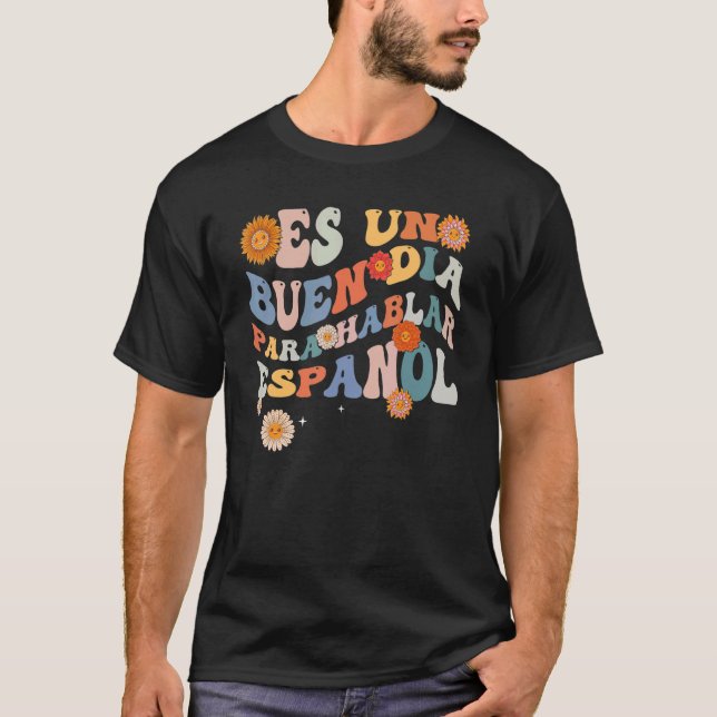 Maestra  Spanish Teacher Boho Latina Teacher T-Shirt (Vorderseite)