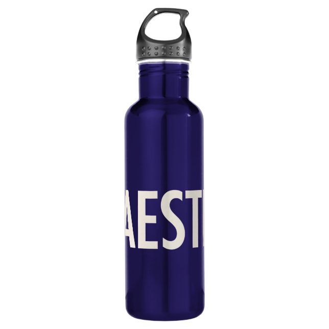 Maestra Wasserflasche Edelstahlflasche (Vorderseite)