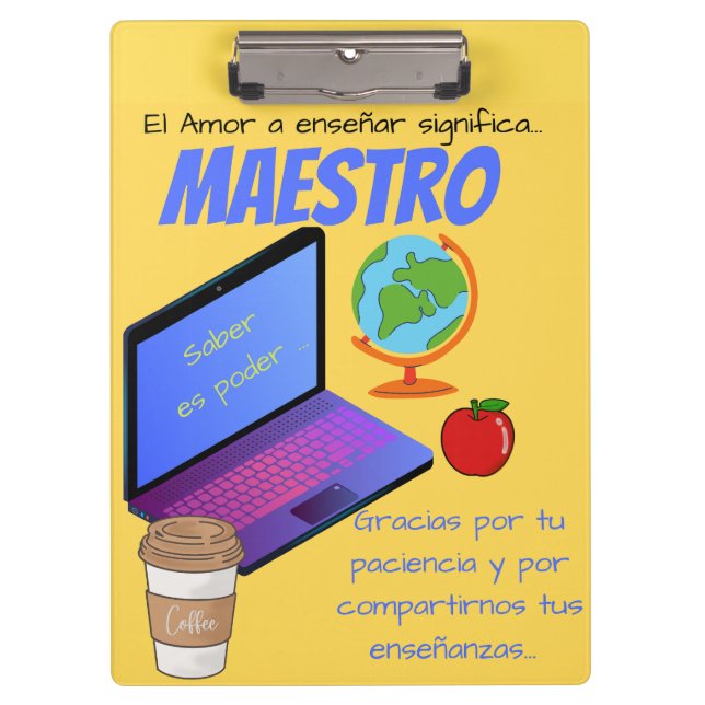 Maestro Klemmbrett (Vorderseite)