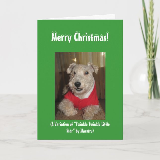 Maestro les cartes de Noël Lakeland Terrier (Devant)