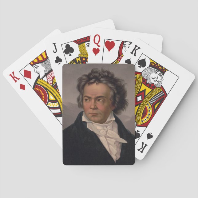 Maestro Ludwig Beethoven Symphony Music Composer Spielkarten (Rückseite)