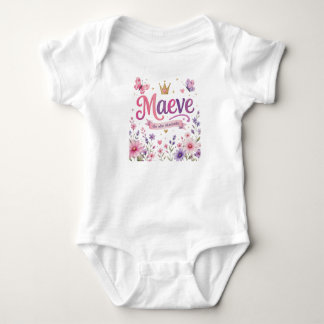Maeve – Süßer irischer Name Bedeutung "Sie, die be Baby Strampler