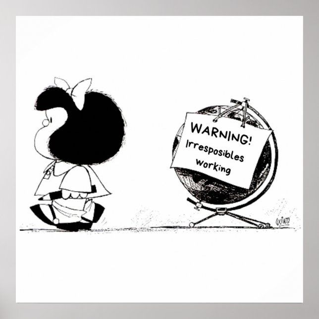 Mafalda-Welt Poster (Vorne)