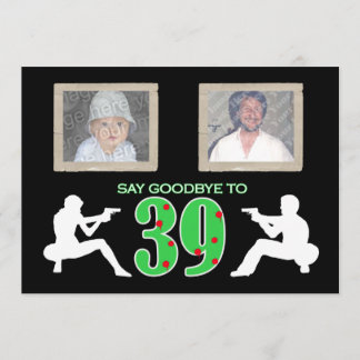 Mafia-Art-Foto-40. Geburtstags-Feier Einladung