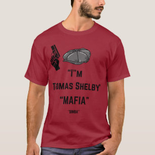 "Mafia Casquette plate   T-shirt de mème Viral"