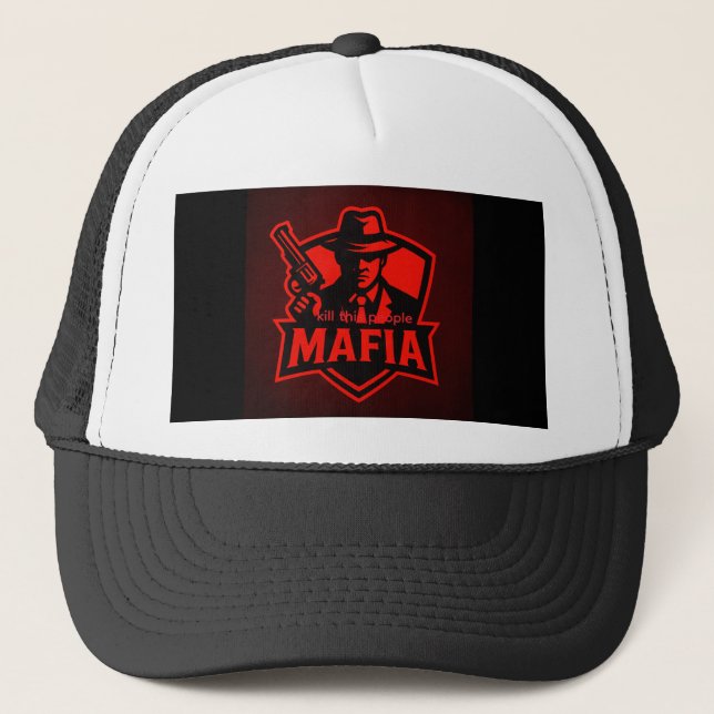 Mafia Logo Truckerkappe (Vorderseite)