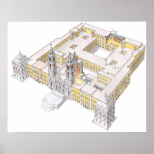 Mafra National Palace. Lissabon Portugal Poster