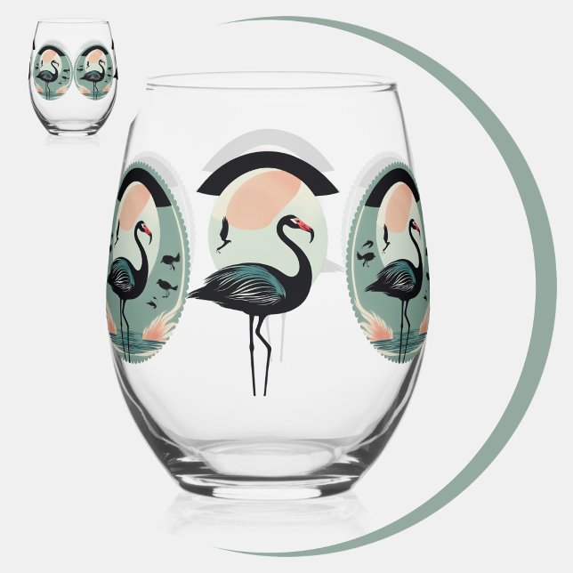 Mag Mell Weinglas Ohne Stiel (Mag Mell Stemless Wine Glass (Front & Left)
)