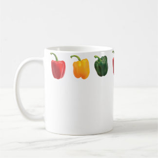 Mag Schotenpaprika Gelb Rot Grün Paprika Wirklich Kaffeetasse