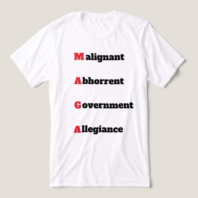 MAGA 4 Tri-Blend SHIRT (Design Vorderseite)