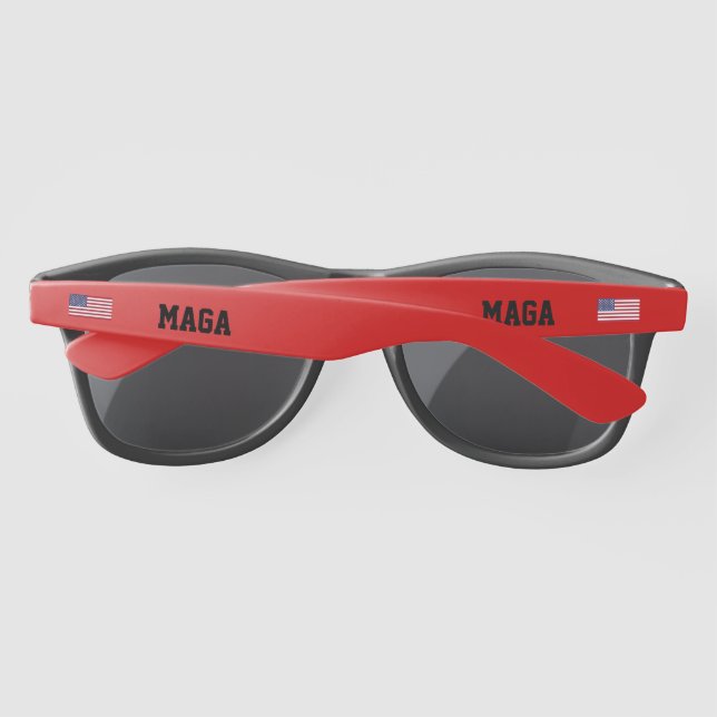 MAGA American Flag Sonnenbrille (Rückseite)