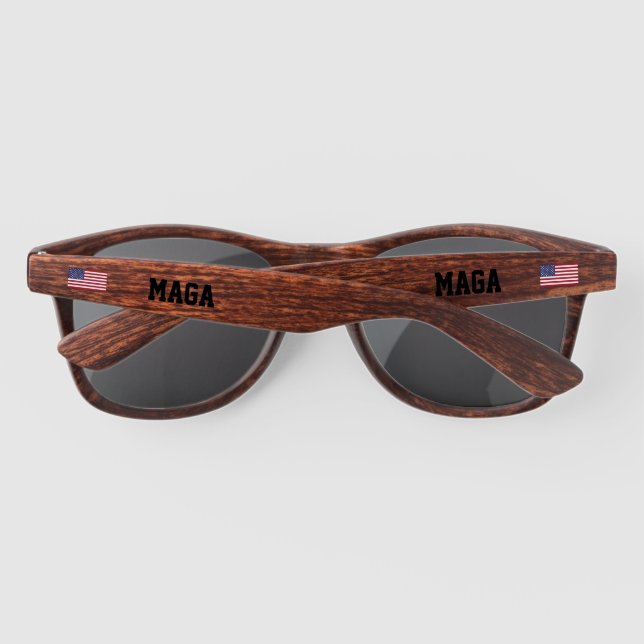 MAGA American Flag Sonnenbrille (Rückseite)