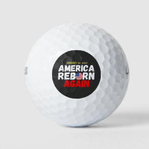 Maga American Reborn Wieder Trump Einweihung Golfball