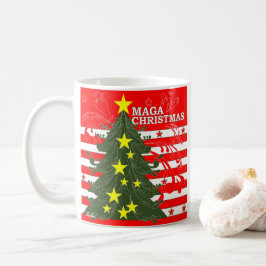 MAGA Christmas Patriotic Kaffeetasse