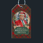 MAGA Christmas Tartan Kariert Trump - Geschenkmark Geschenkanhänger<br><div class="desc">Wünschen Sie Ihren Lieben ein MAGAnificent Weihnachten,  indem Sie ihre Geschenke mit einem siegreichen MAGA Weihnachts-Trump-Geschenktag versehen,  in festlichem Tartan. Blank den Text auf der Rückseite,  um in Ihrer Nachricht zu schreiben,  oder anpassen mit einem "to" und "from",  oder was auch immer Text Sie möchten.</div>