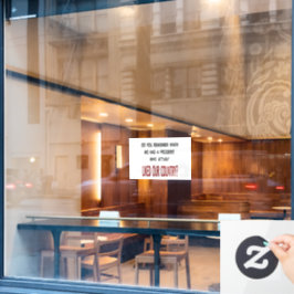 MAGA FENSTERAUFKLEBER