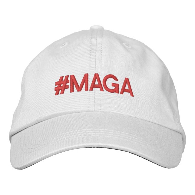 #MAGA Hat Bestickte Kappe (Vorderseite)