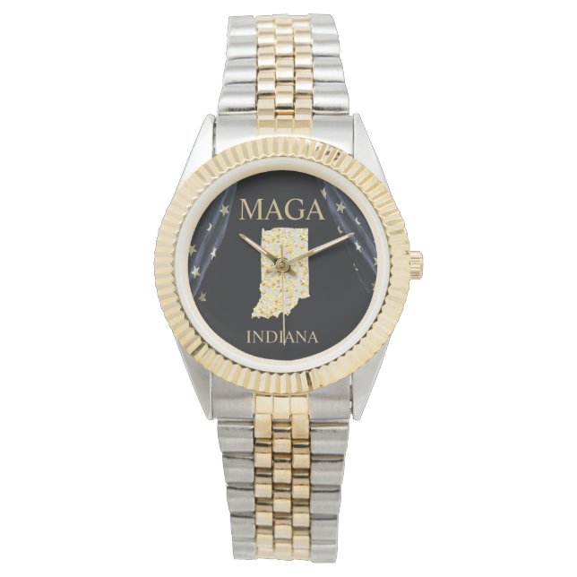 MAGA INDIANA ARMBANDUHR (Vorderseite)