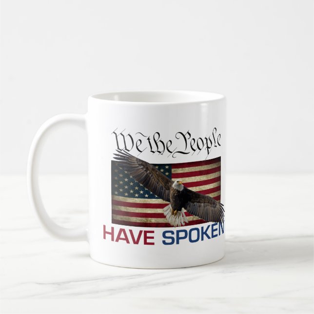 MAGA Kaffee-Tasse - wir, welche die Leute Kaffeetasse (Links)