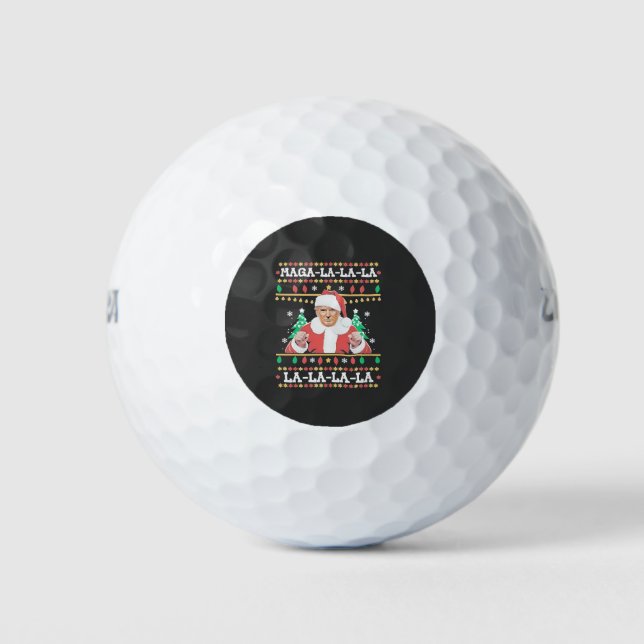 Maga La La Trump Weihnachtsfeierlichkeiten 47. Golfball (Vorderseite)