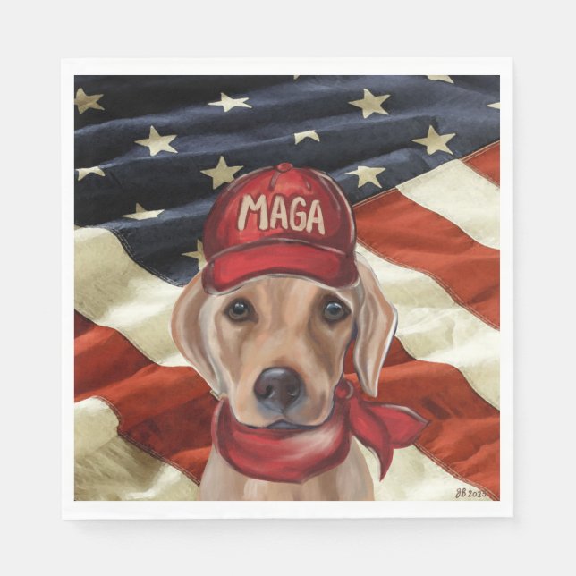 MAGA LABRADOR RETRIEVER SERVIETTE (Vorderseite)