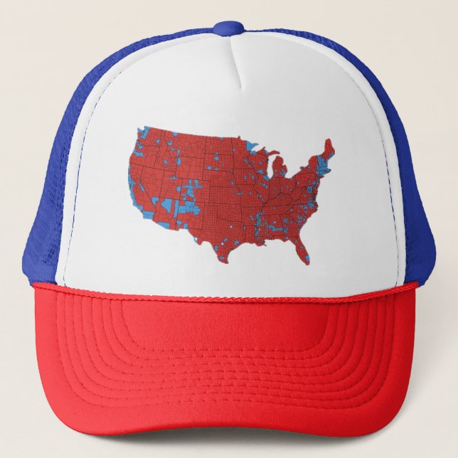 MAGA LAND nach Landkreisen Hat Truckerkappe (Vorderseite)