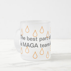 MAGA Larmes 10 oz de verre givré Mug
