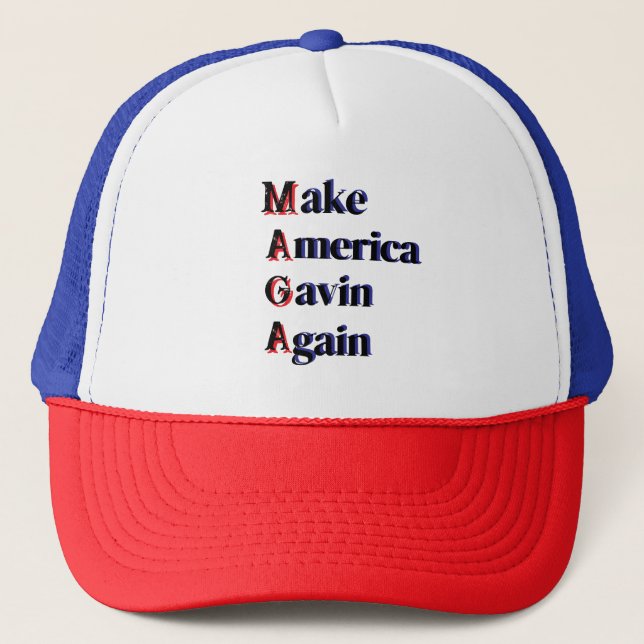 MAGA | Machen Sie Amerika wieder zum lustigen Spoo Truckerkappe (Vorderseite)