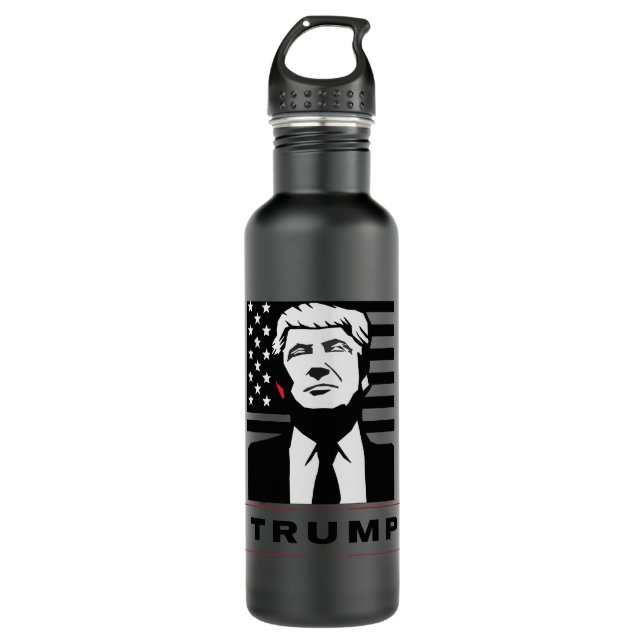 Maga Merch | Trump-Trinkbehälter Edelstahlflasche (Vorderseite)